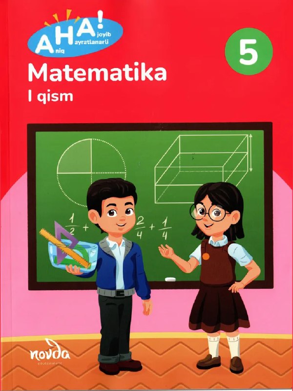 Matematika 5-sinf 1-qism (rangli oq) (А5, yumshoq)