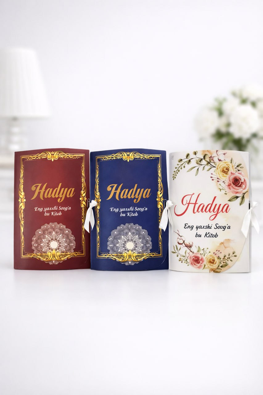 Қоғоз пакет китоб учун (Hadya) катта