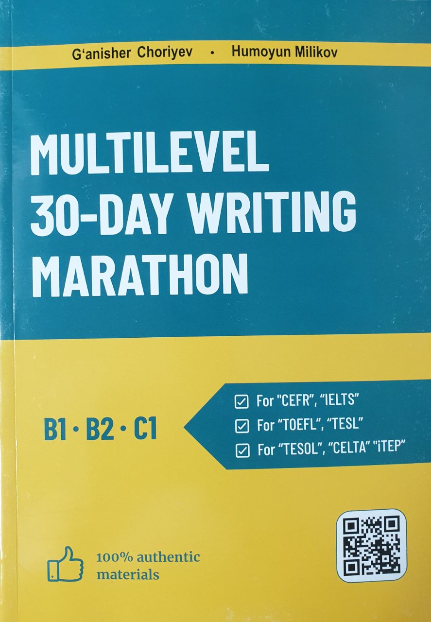 Multilevel 30-Day Writing Marathon B1-B2-C1 (A4.5 yumshoq) 320 bet