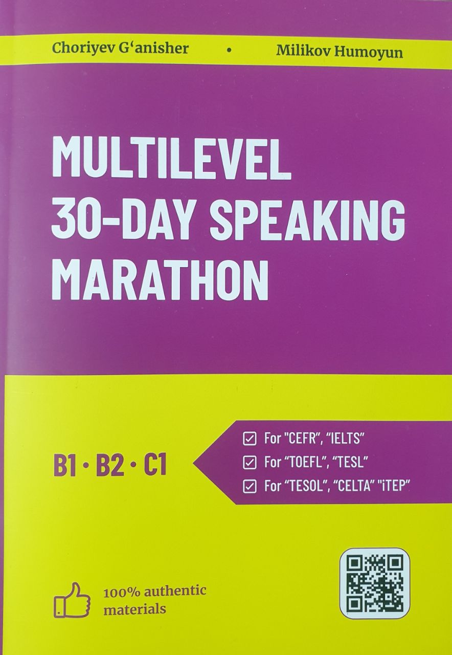 Multilevel 30-Day Speaking Marathon B1-B2-C1 (A4.5 yumshoq) 192 bet