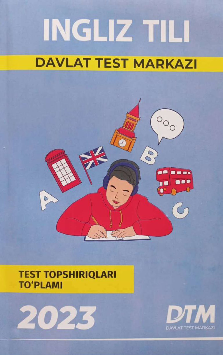 2023 Ingliz tili davlat test markazi (A5,yumshoq) 128 bet