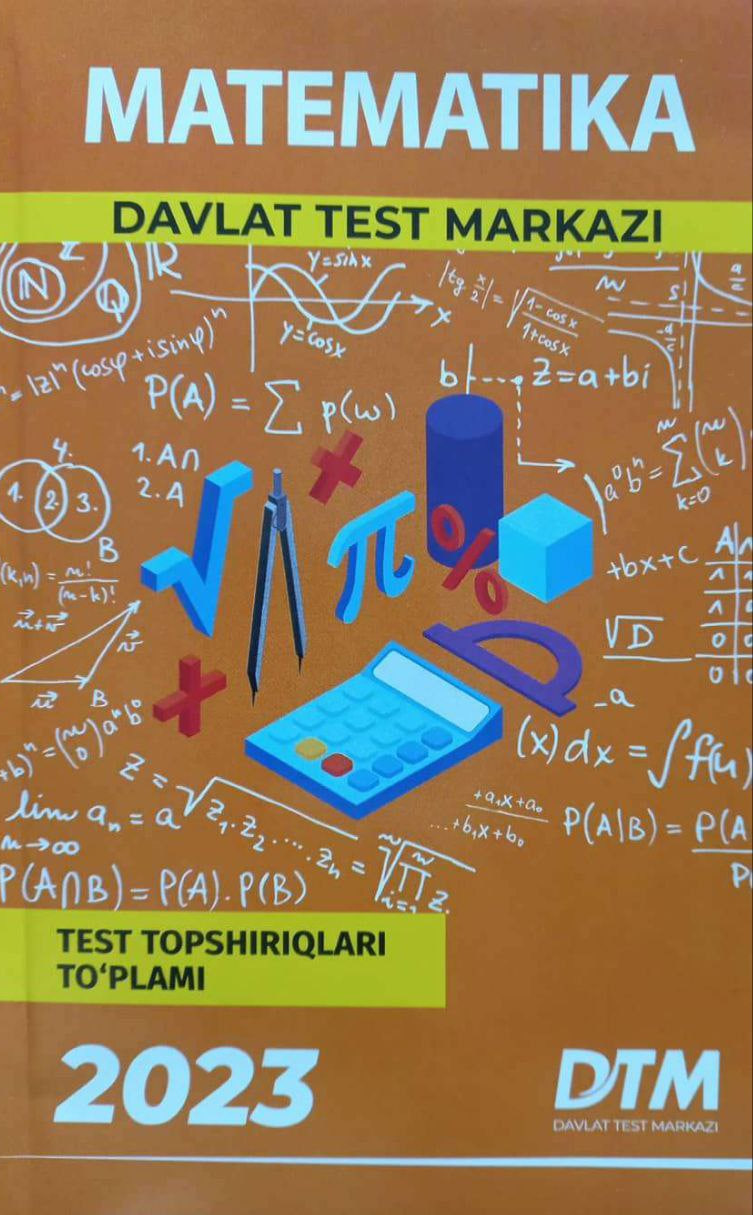 2023 Matematika Davlat Test Markazi (A5,yumshoq) 128 bet