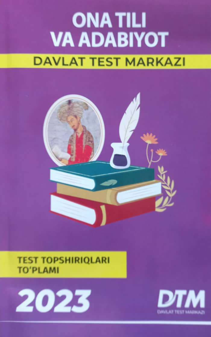 2023 Ona tili va adabiyot Davlat Test Markazi (A5,yumshoq) 128 bet