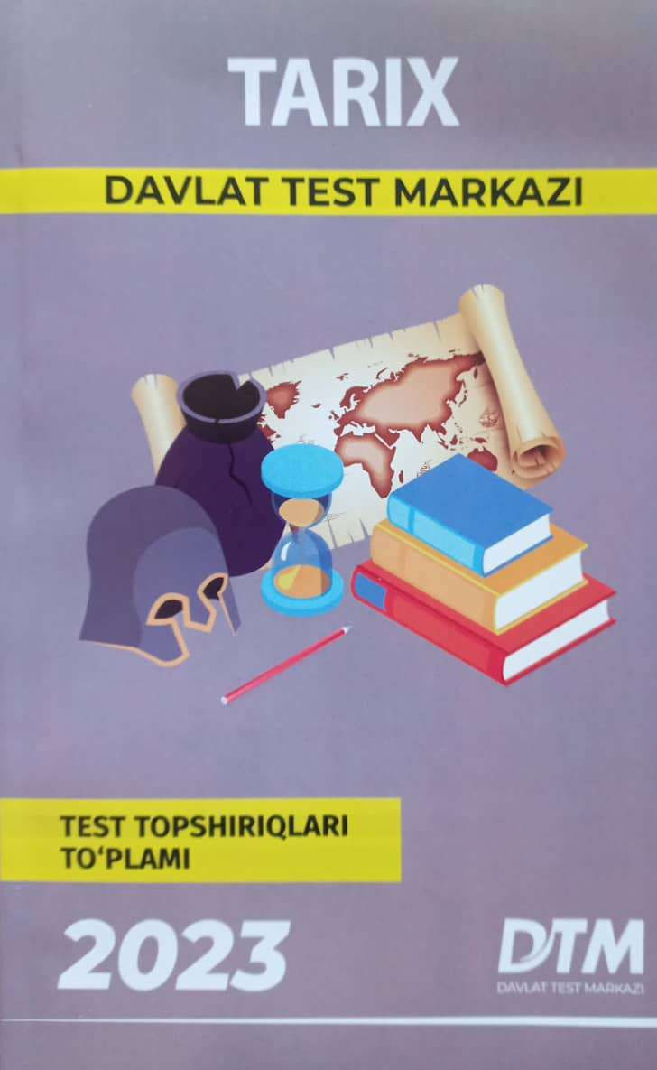 2023 Tarix Davlat Test Markazi (A5,yumshoq) 128 bet