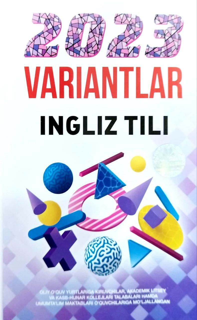2023 variantlar ingliz tili (A5,yumshoq) 128 bet
