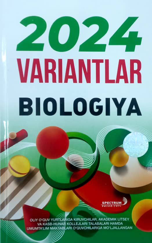 2024 variantlar biologiya (A5,yumshoq) 144 bet