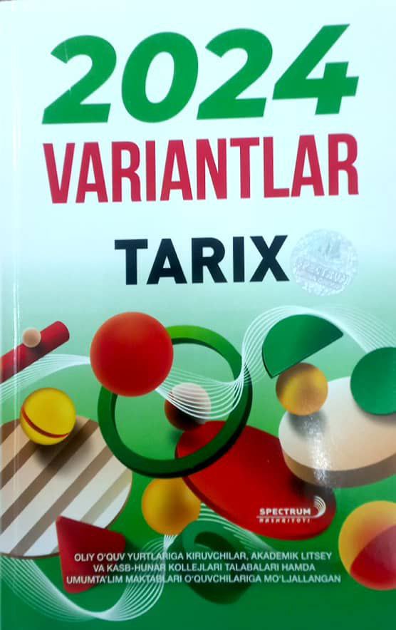 2024 variantlar tarix (A5,yumshoq) 144 bet