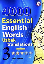 4000 Essential English Words 3 (Uzbek rangli yulduzchali) (A5,yumshoq) 192 bet