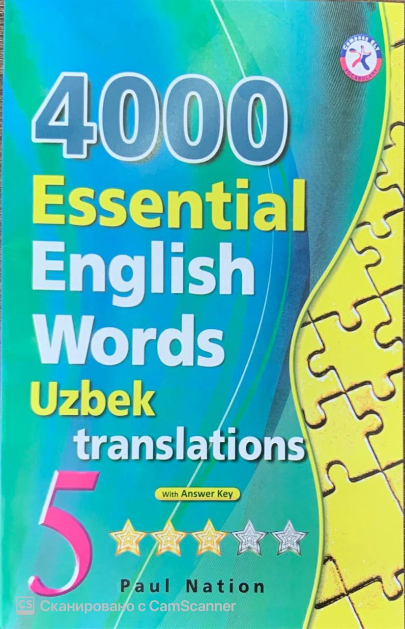 4000 Essential English Words 5 (uzbek rangli) (A5,yumshoq)