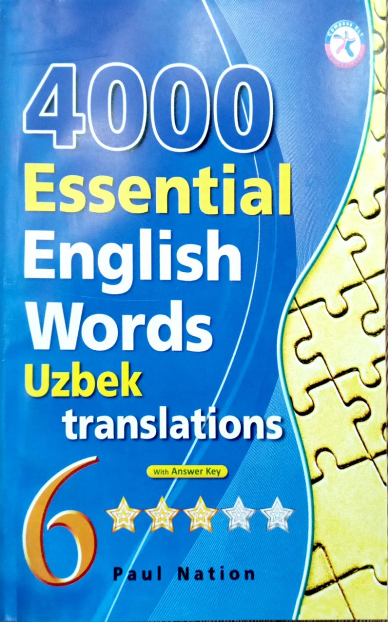 4000 Essential English words (Uzbek translations) 6 rangli (А5, yumshoq)