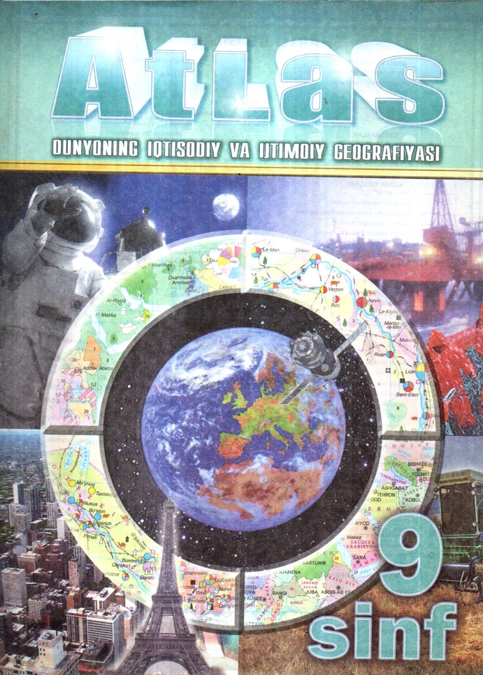 Atlas 9-sinf jahon iqtisodiy va ijtimoiy geografiyasi (А4, yumshoq) kichik rasm