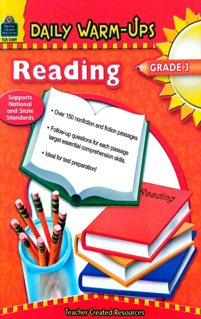 Daily warm-ups. Reading grade 3 (A5 soft cover) 176 pages