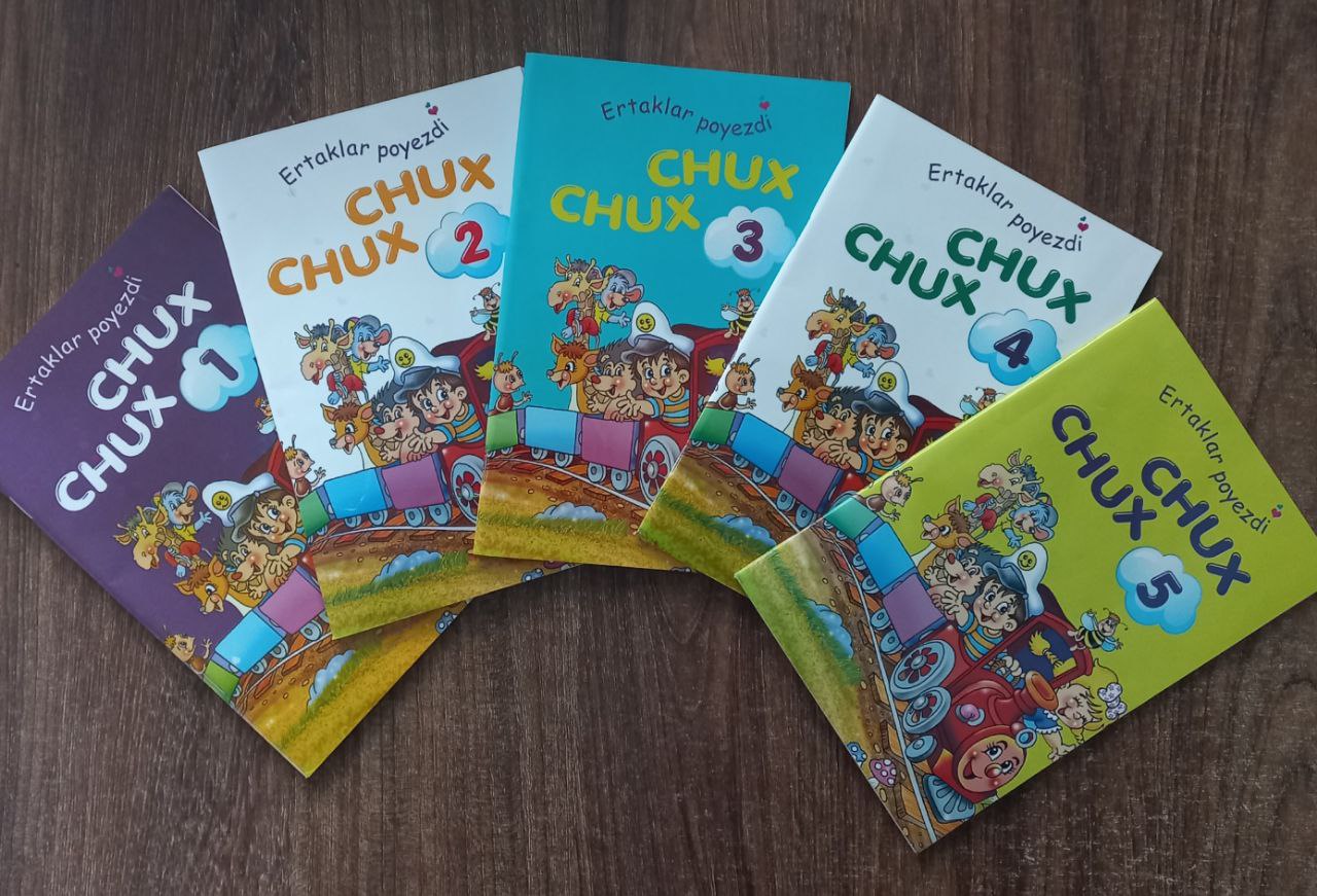 Ertaklar poyezdi. Chux chux 1-5 (А5, yupqa) 64 bet