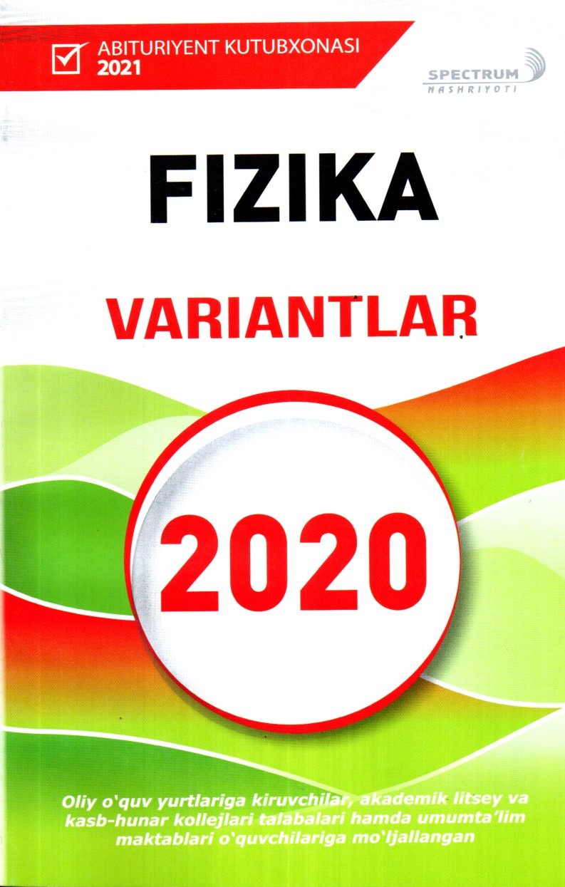Fizika Variantlar 2020 А5 yupqa (lotin)