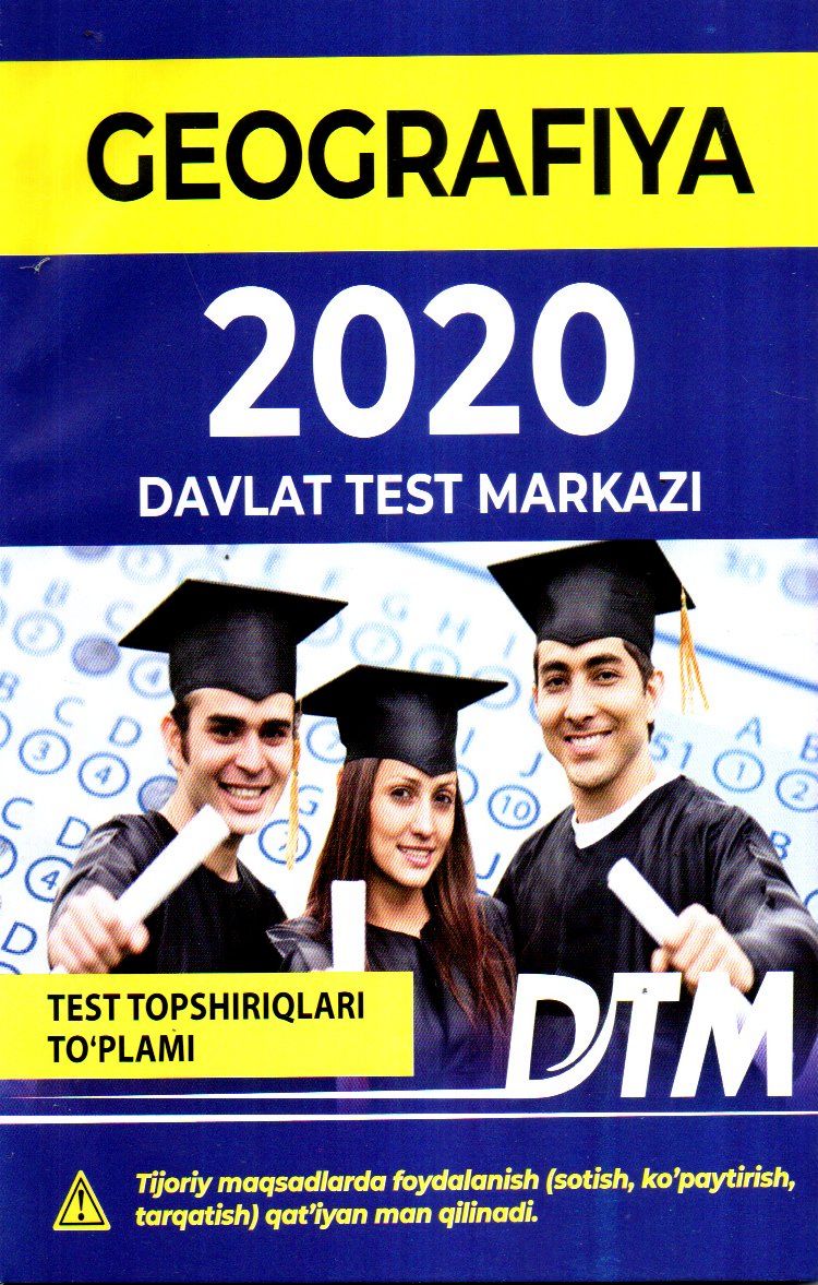 Geografiya 2020 Davlat test markazi (A5,yumshoq) 112 bet