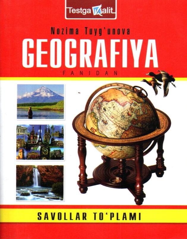Geografiya fanidan savollar to'plami (А6, yumshoq)