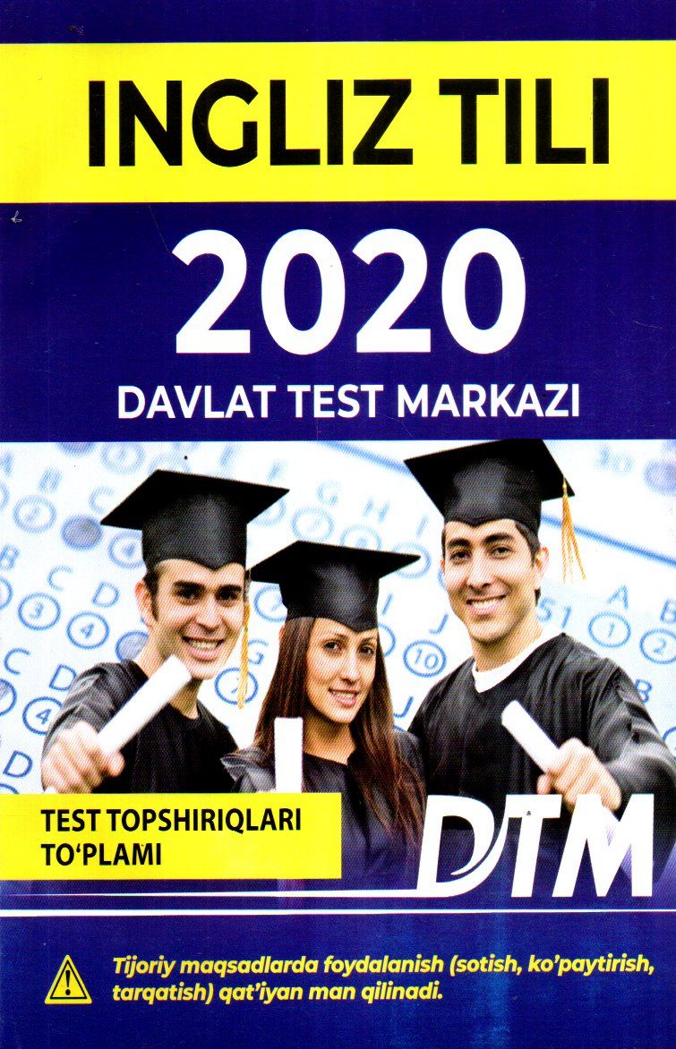 Ingliz tili 2020 Davlat test markazi (A5,yumshoq) 112 bet