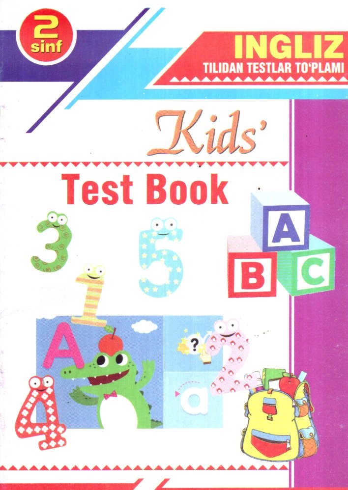 Kids' test book 2 sinf (А5, yupqa) 40 bet