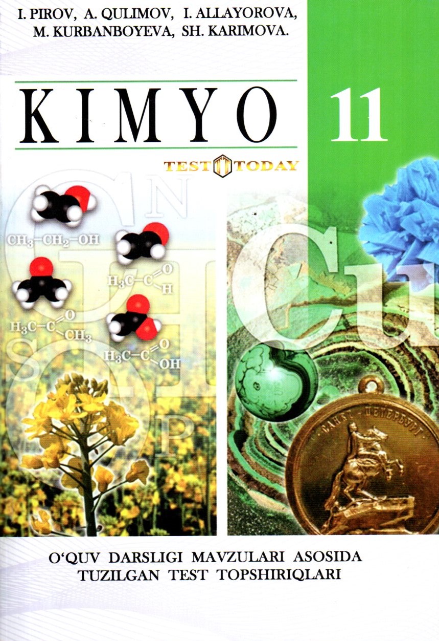 Kimyo 11-sinf (o'quv darsligi asosida) (A5,yumshoq) 192 bet