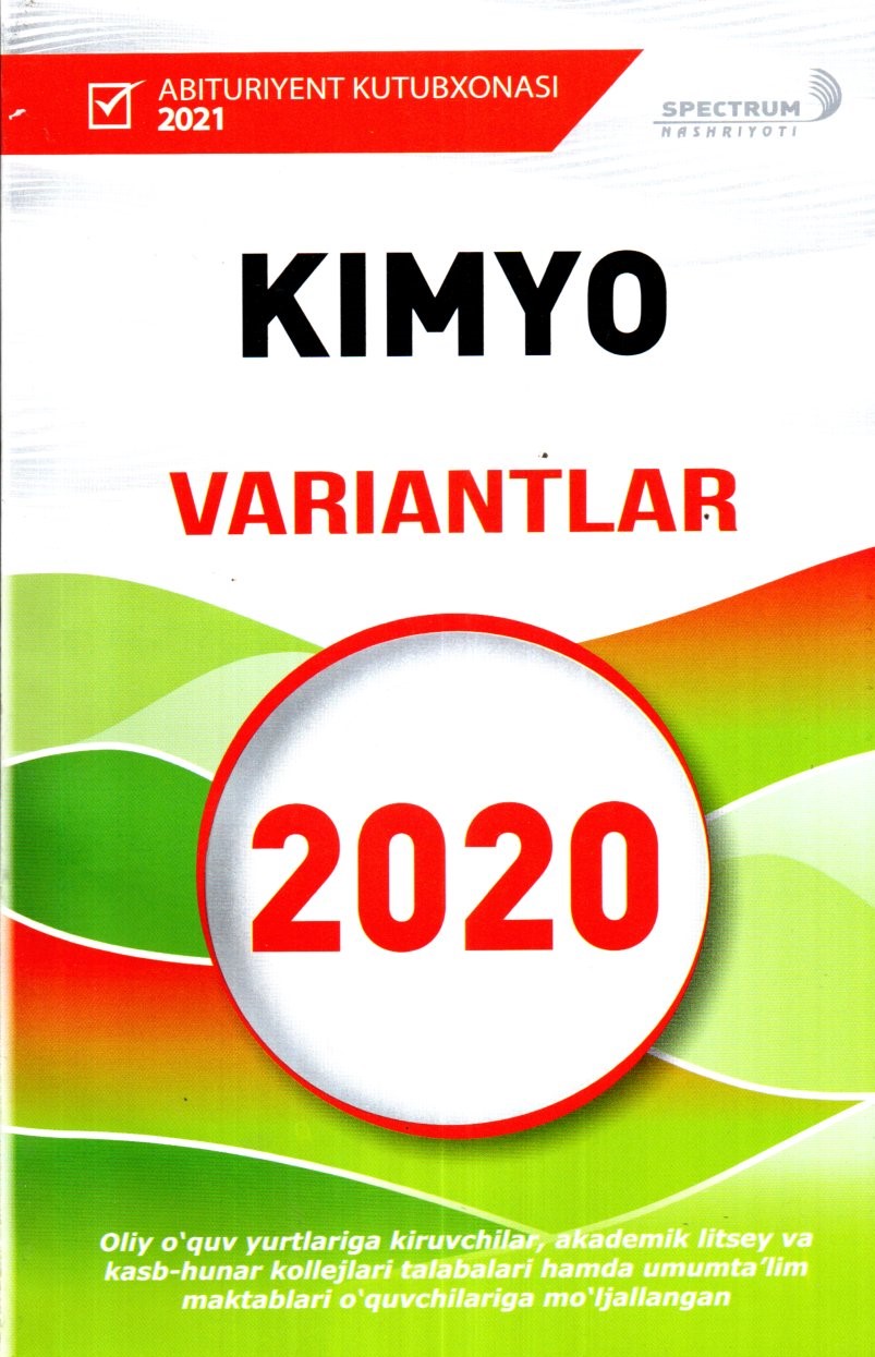 Kimyo Variantlar 2020 (А5, yupqa)