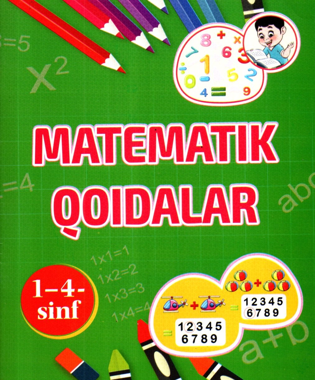 Matematik qoidalar 1-4 sinf (А5, yupqa) 48 bet