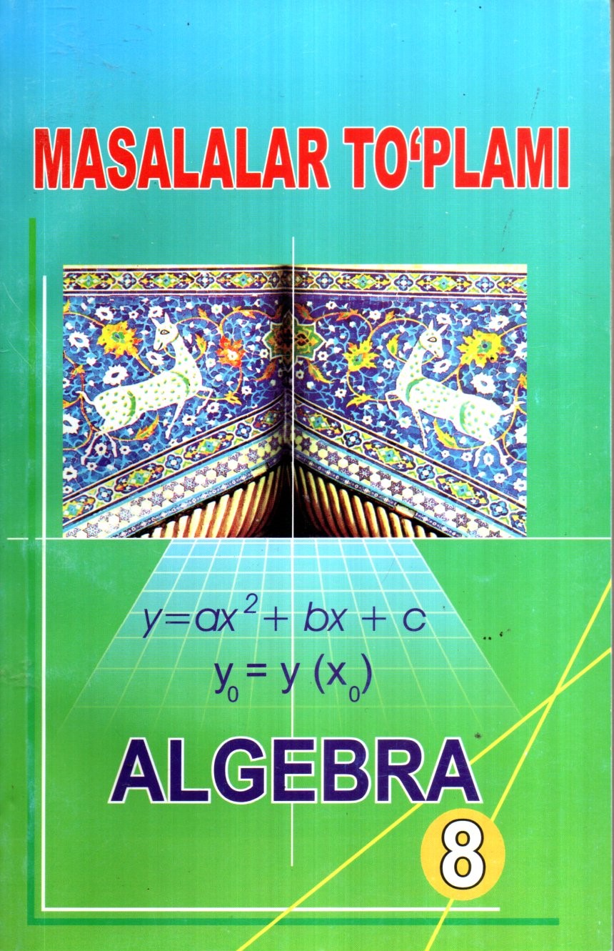 Masalalar to'plami Algebra 8 (A5,yumshoq)