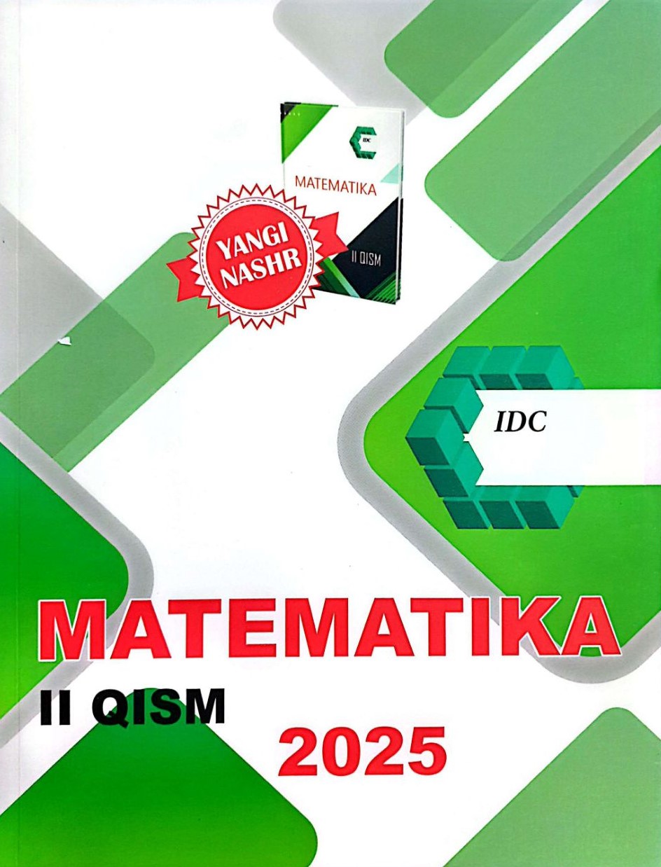 Matematika II qism IDC 2025 (А4, yumshoq) 384 bet
