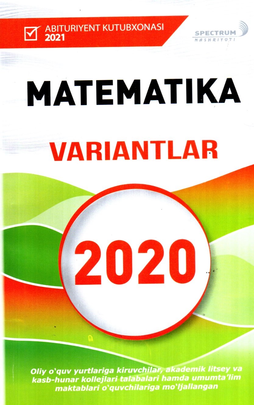 Matematika Variantlar 2020 (A5,yumshoq)