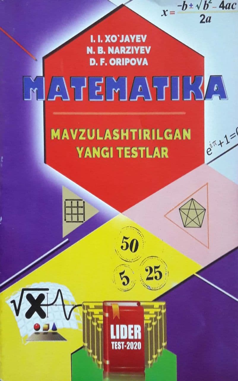 Matematika mavzulashtirilgan yangi testlar (A5,yumshoq)