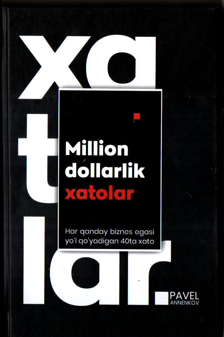 Million dollarlik xatolar (А5, qattiq) 288 bet