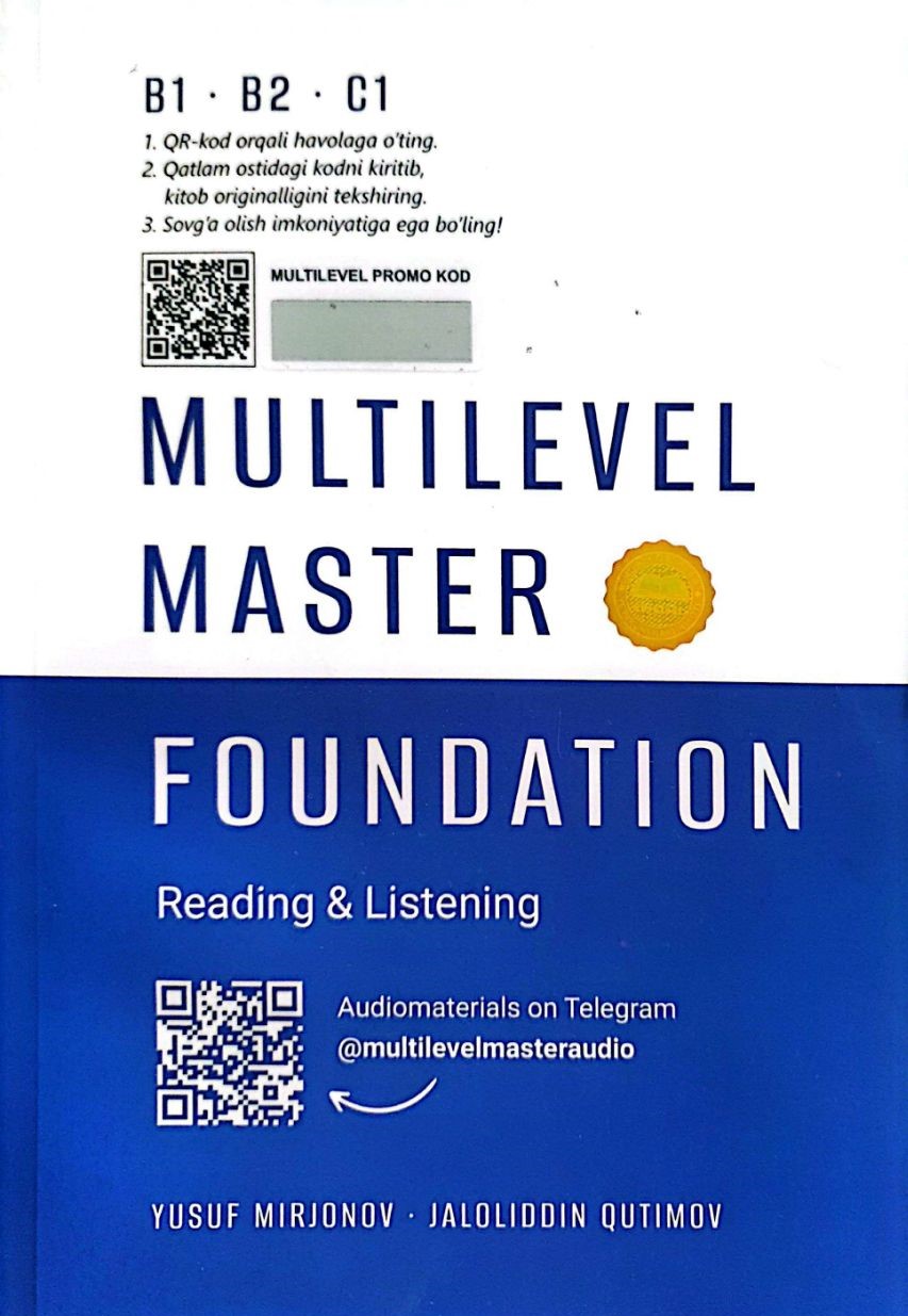 Multilevel Master. Foundation. B1, B2, C1 (А4.5 yumshoq) 288 bet