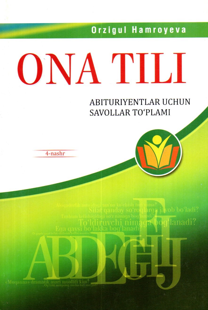 Ona tili Abituriyentlar uchun savollar to'plami (A5,yumshoq)