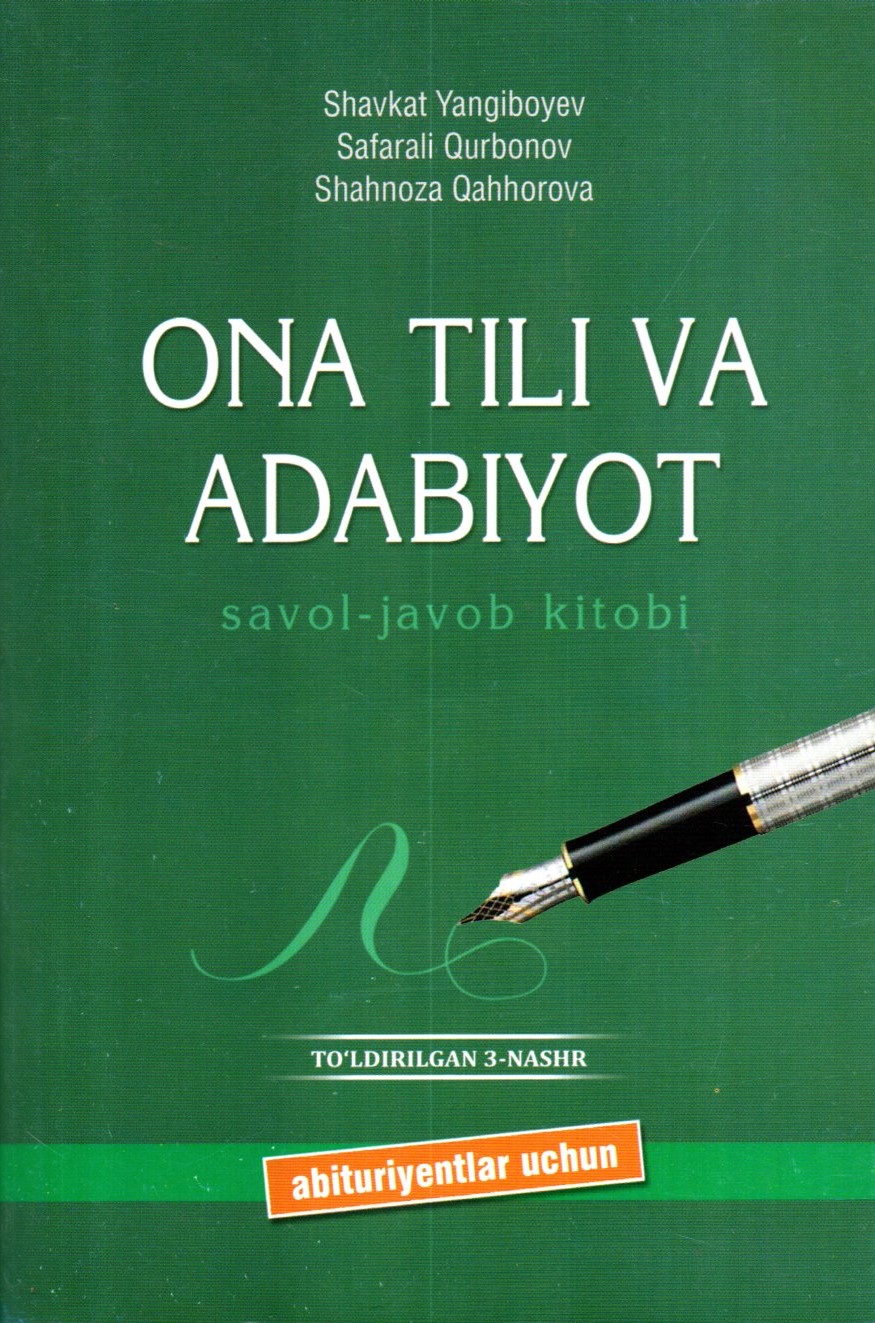 Ona tili va Adabiyot savol-javob kitobi (A5,yumshoq)