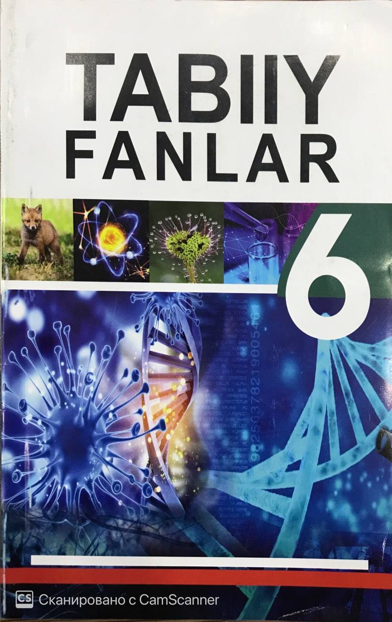 Tabiiy fanlar 6 (rangli) (A5,yumshoq) 192 bet