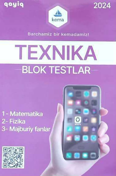Texnika blok testlar (А4.5 yumshoq) 208 bet