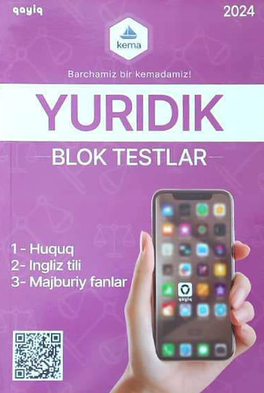 Yuridik blok testlar (А4.5 yumshoq) 304 bet