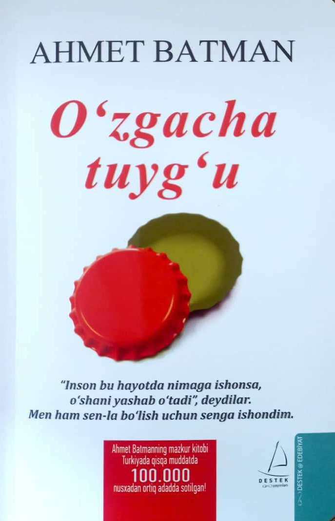 O'zgacha tuyg'u (А5, yumshoq) 184 bet